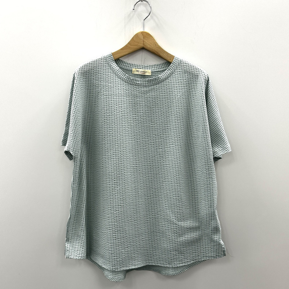 21号(6L~) 〈MADE IN JAPAN〉【LYCRA・COOLMAX・吸汗・速乾】シアサッカーカットソー【予約販売限定】1