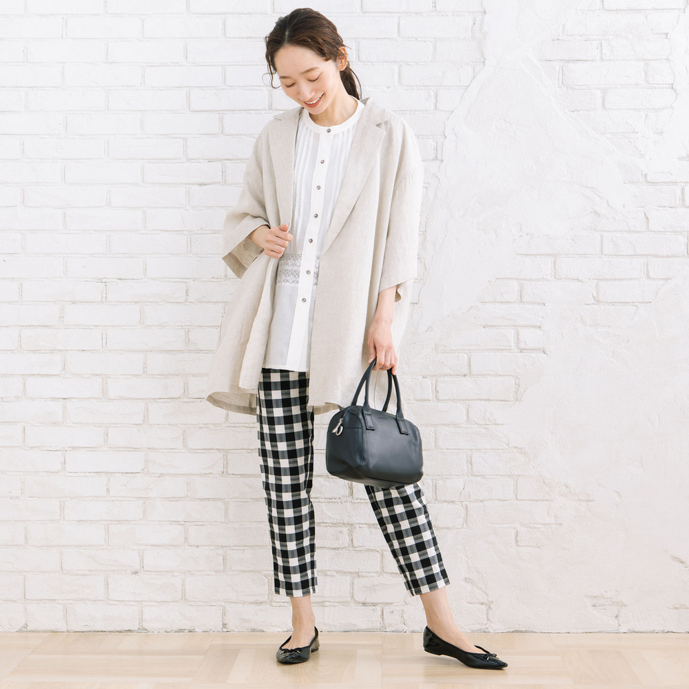 21号(6L~) アソートチェックストレッチパンツ【予約販売限定】10