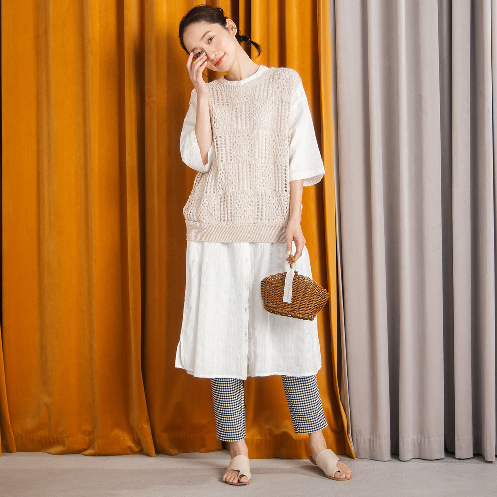 21号(6L~) アソートチェックストレッチパンツ【予約販売限定】4