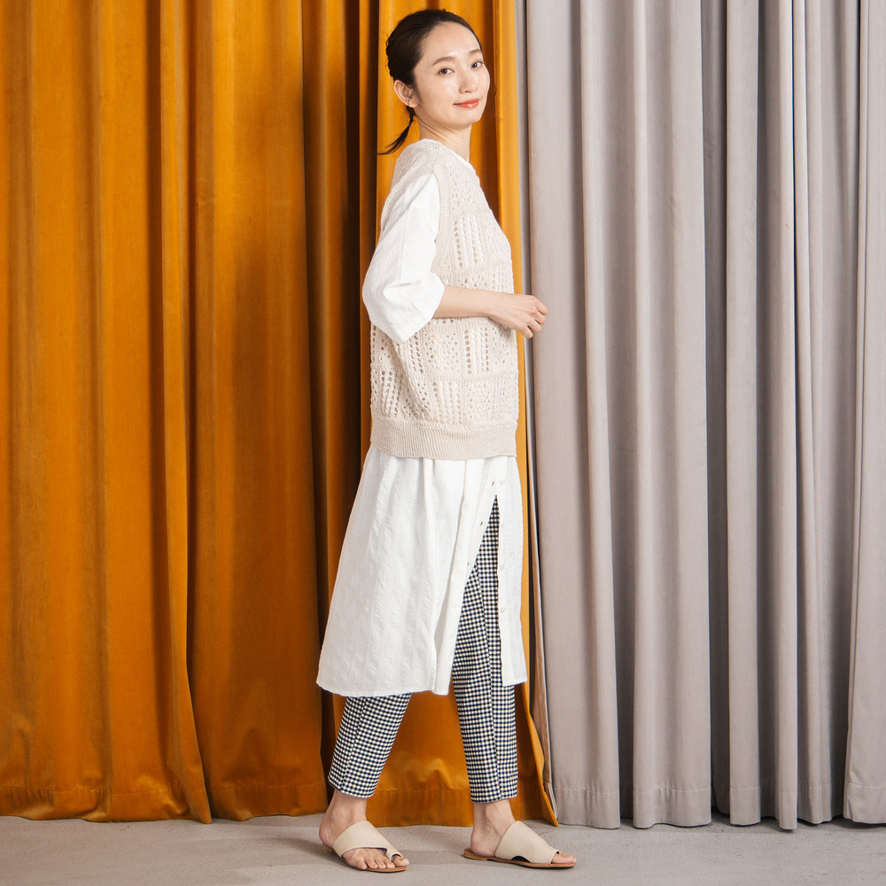 21号(6L~) アソートチェックストレッチパンツ【予約販売限定】5