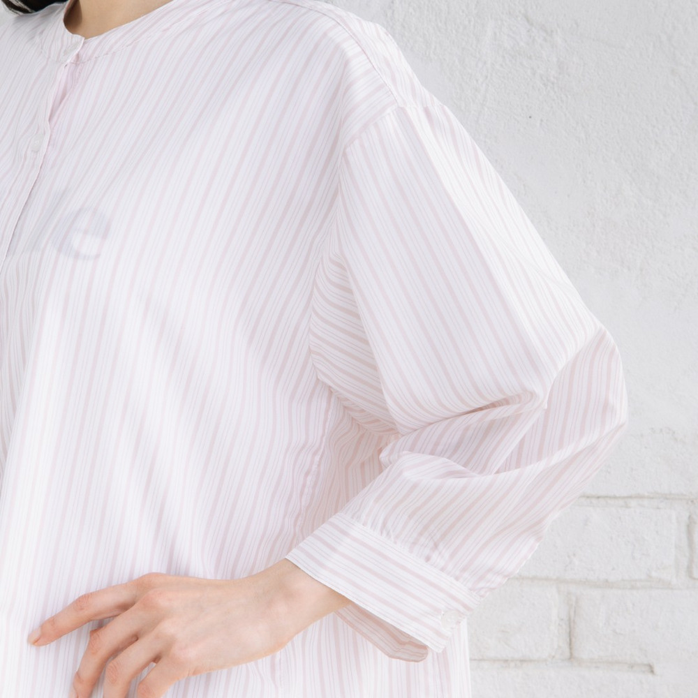 【sabstreet bis】【web限定】 【接触冷感】Aラインシャツワンピース19