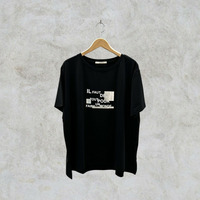 【sabstreet bis】【web限定】 箔×ロゴプリントTシャツ