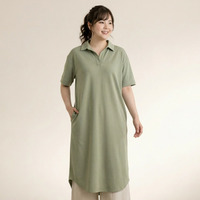 【sabstreet bis】【web限定】 【COOL・UV・防シワ】ライトジョーゼットワンピース