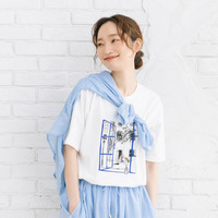 21号(6L～) ウィンドウビューアートTシャツ【予約販売限定】