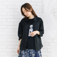 21号(6L～) ボイルシャンブレーシャツ【予約販売限定】