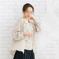 21号(6L～) ボイルシャンブレーシャツ【予約販売限定】