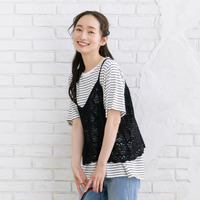 【sabstreet bis】【web限定】 レース風キャミアンサンブル