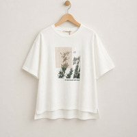 【sabstreet bis】【web限定】 モノクロプリントTシャツ