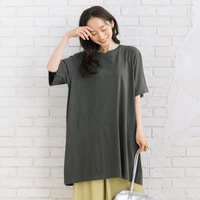 【sabstreet bis】【web限定】 コットンスラブコクーンチュニック