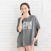 【sabstreet bis】【web限定】 【接触冷感】パッチワークロゴTシャツ