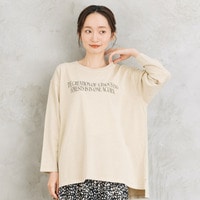 【sabstreet bis】【web限定】 ピグメント加工ロゴロンT