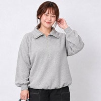 【sabstreet bis】【web限定】 ハーフジッププルオーバー