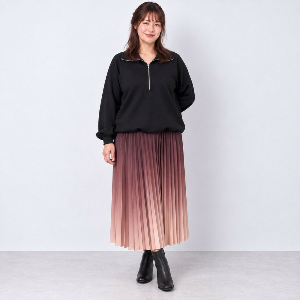 【sabstreet bis】【web限定】 ハーフジッププルオーバー4