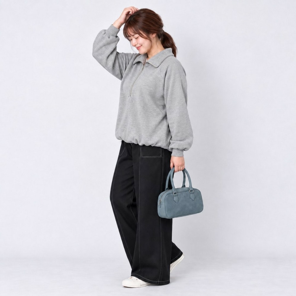 【sabstreet bis】【web限定】 ハーフジッププルオーバー5
