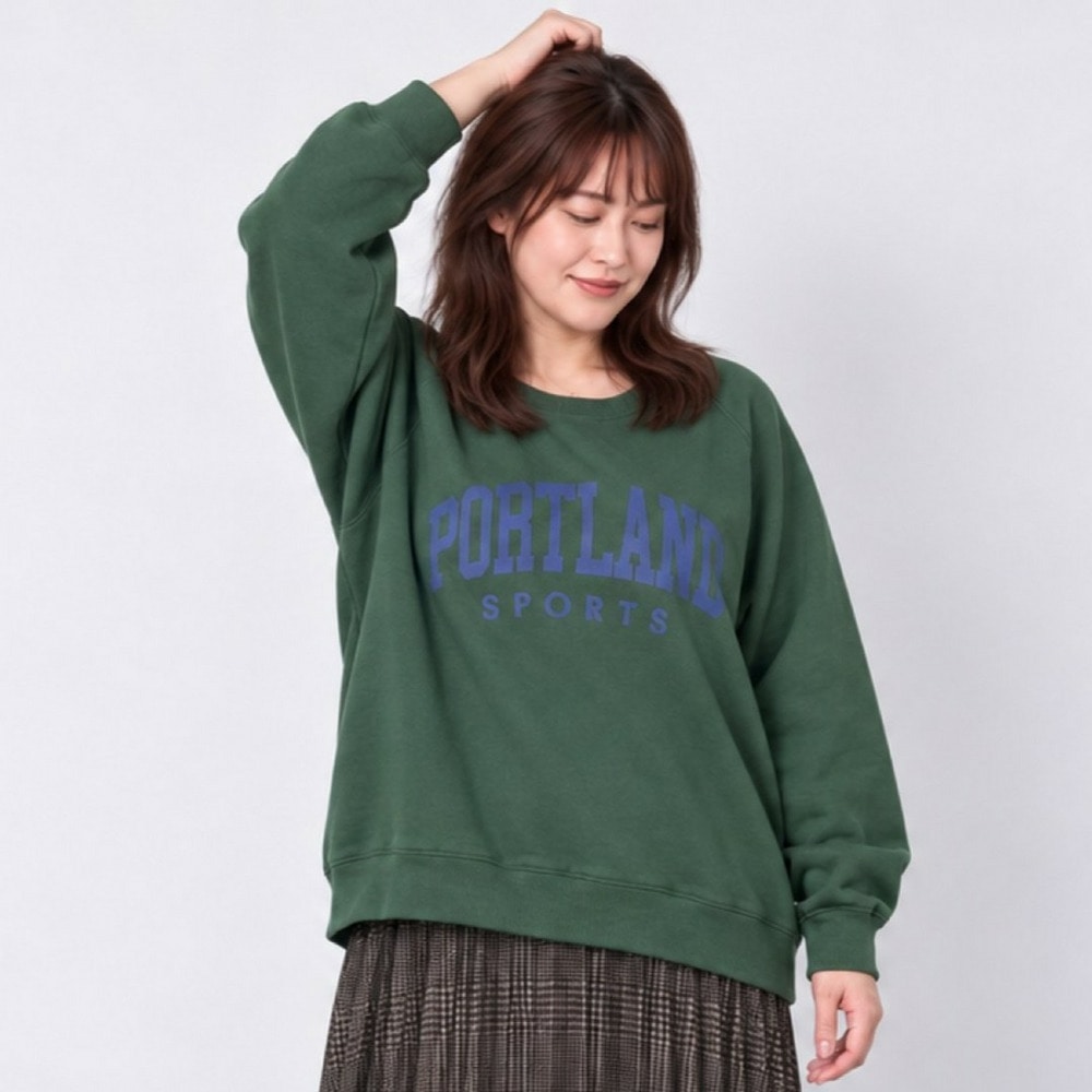 【sabstreet bis】【web限定】 クラックプリントロゴスウェット