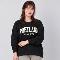 【sabstreet bis】【web限定】 クラックプリントロゴスウェット