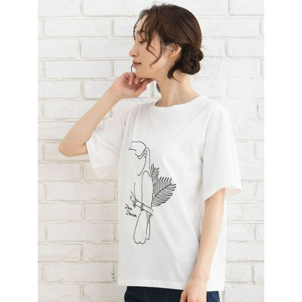 【大きいサイズ】 15号(3L) オオハシエンブロイダリーTシャツ10