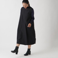 [3L・10L]タフタシャーリングワンピース