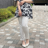 [5L-9L][日本製]ジャージーストレッチレギンスパンツ