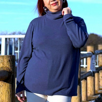 [3L-10L][日本製]ベア天竺シャーリングタートル