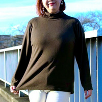 [3L-10L][日本製]ベア天竺シャーリングタートル