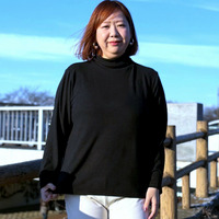 [3L-10L][日本製]ベア天竺シャーリングタートル