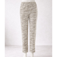 [3L-9L][日本製]カモフラージュプリントストレッチレギンスパンツ