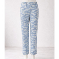 [3L-9L][日本製]カモフラージュプリントストレッチレギンスパンツ