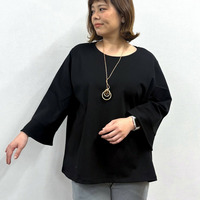 【3L-9L】[日本製]アドニスポンチ袖フレアプルオーバー　クインティ