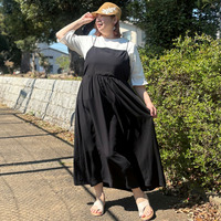 [LL・3L]キャミソールマキシワンピース