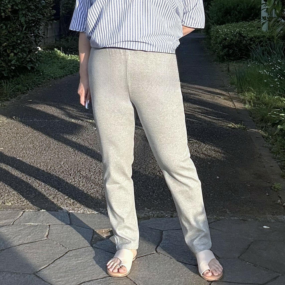 [3L-9L][日本製]テレコストレッチレギンスパンツ