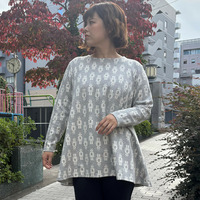 ロボット柄ジャガードチュニック