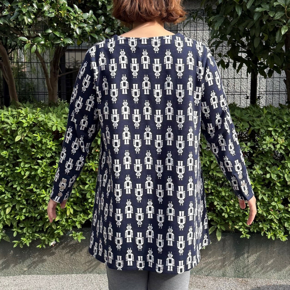 ロボット柄ジャガードチュニック12