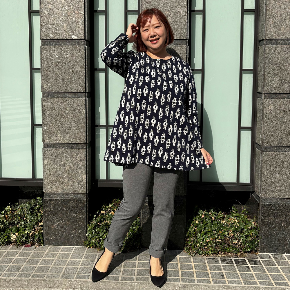 ロボット柄ジャガードチュニック13