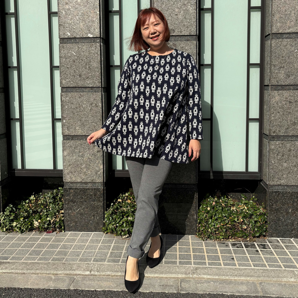 ロボット柄ジャガードチュニック14