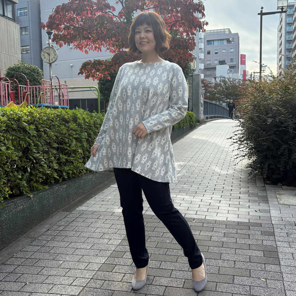ロボット柄ジャガードチュニック18