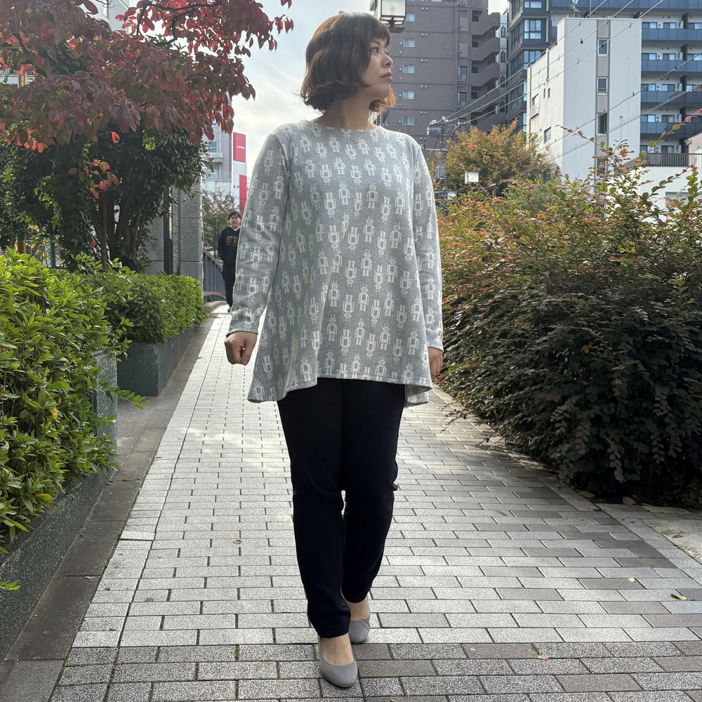 ロボット柄ジャガードチュニック19