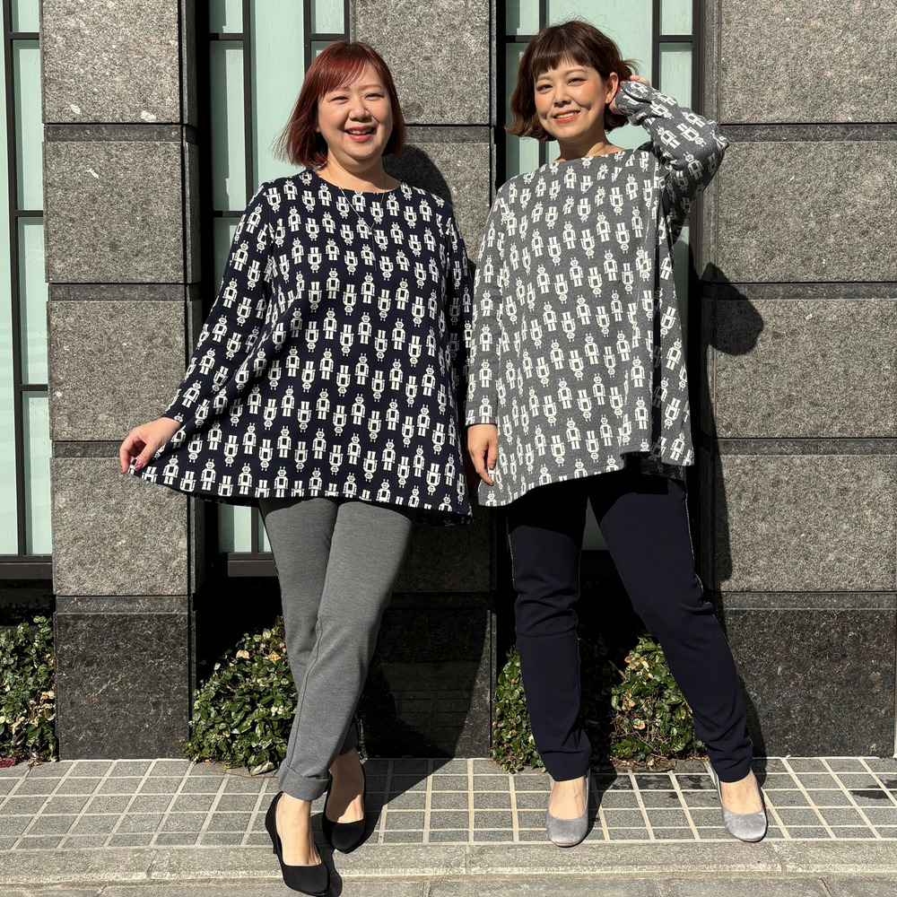 ロボット柄ジャガードチュニック20