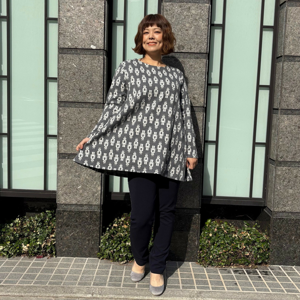 ロボット柄ジャガードチュニック7