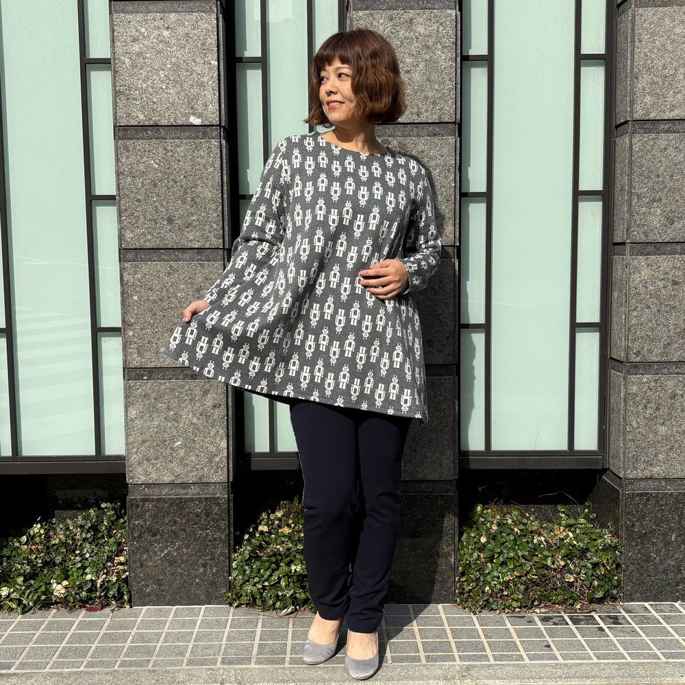 ロボット柄ジャガードチュニック8