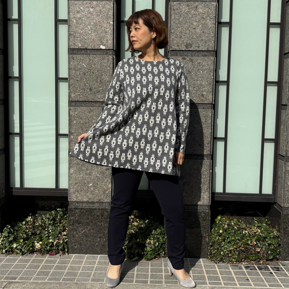 ロボット柄ジャガードチュニック9