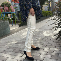 サイドパイピングストレッチレギンスパンツ