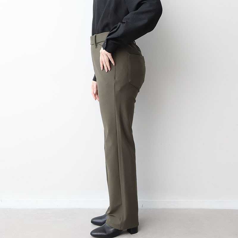 【タイムセール】裏起毛 すっきり ストレッチ ストレートパンツ LL/3L/4L/5L/6L MB mint breezeミントブリーズ24