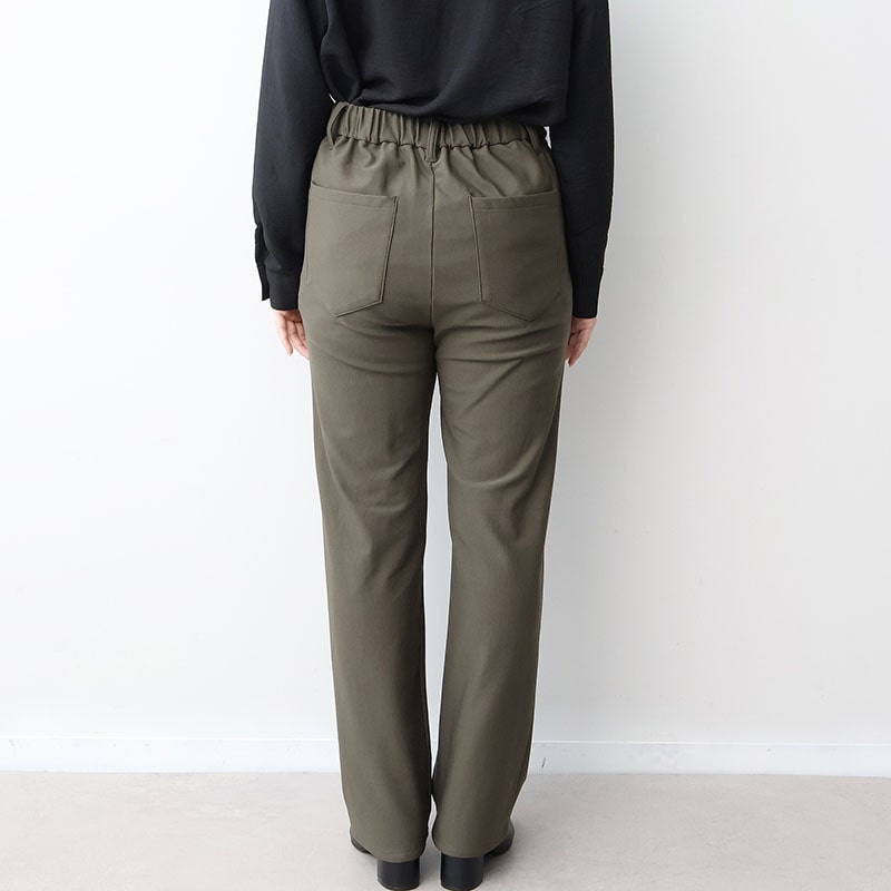【タイムセール】裏起毛 すっきり ストレッチ ストレートパンツ LL/3L/4L/5L/6L MB mint breezeミントブリーズ25