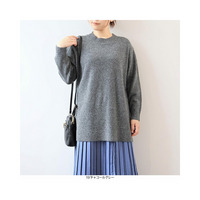 【WEB/一部店舗限定】 モックネック ニットチュニック