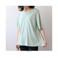 【タイムセール】ライトポンチ ボーダー 半袖 Ｔシャツ カットソー