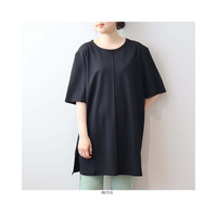 【WEB&一部店舗】【UVカット・接触冷感】 切替え 半袖 チュニック カットソー