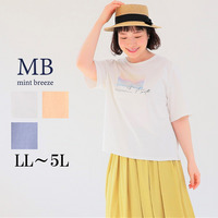 コットン天竺 フォトTシャツ カットソー