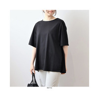 【タイムセール】【WEB/一部店舗限定】 サイドプリーツ カットソー