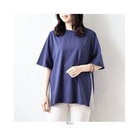 【WEB/一部店舗限定】 サイドプリーツ カットソー